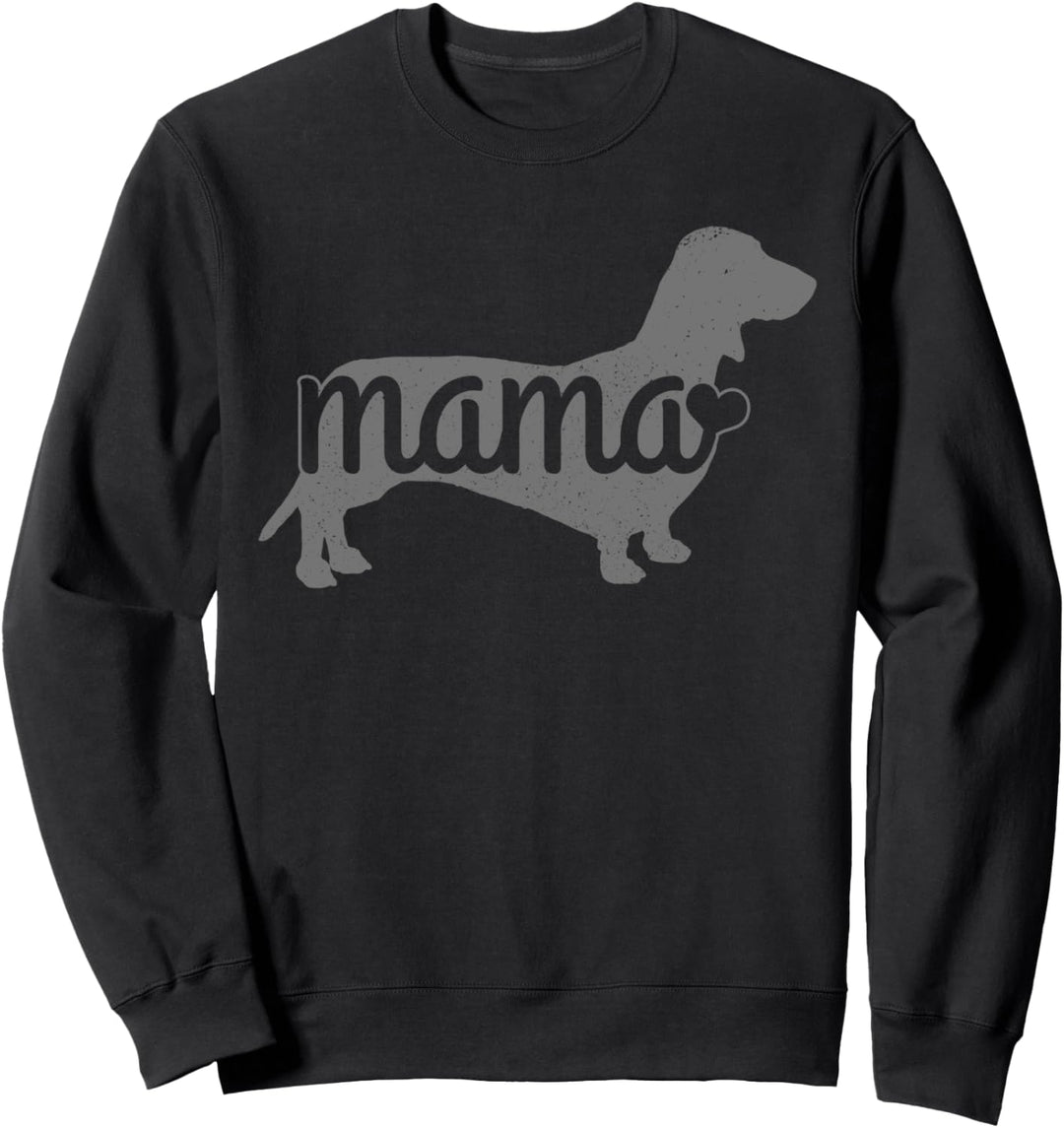 Dackel Mama Hund Rauhaardackel Geschenk Sweatshirt