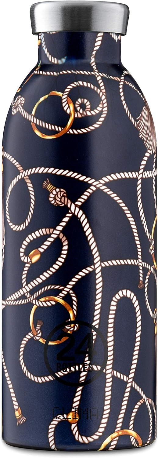 24Bottles Thermosflasche für Wasser | Wiederverwendbare Thermosflasche aus Edelstahl BPA-frei | 24 S