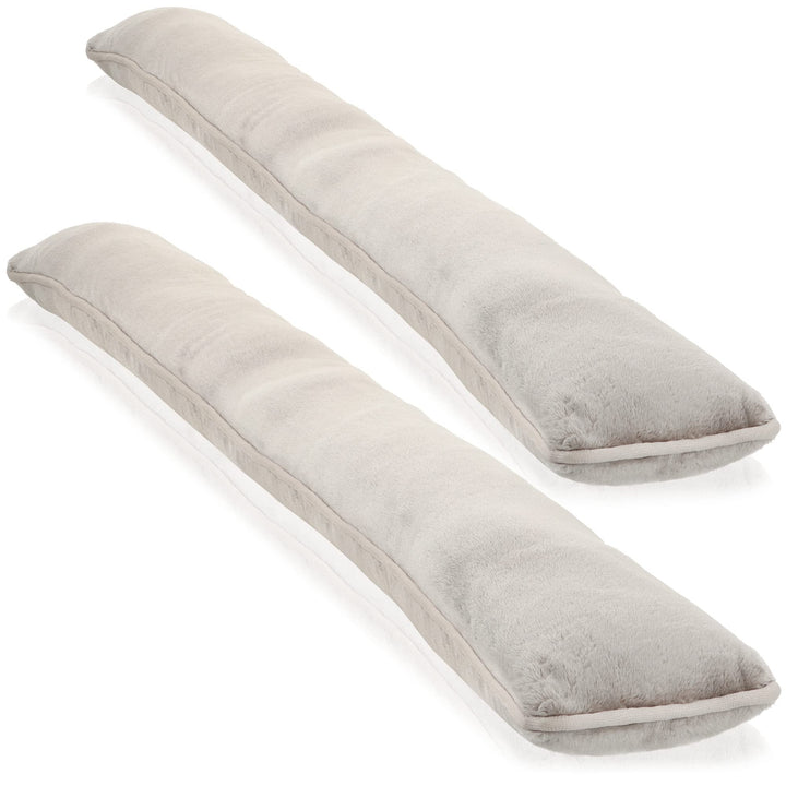 COM-FOUR® 2X Zugluftstopper für Tür und Fenster - Microfaser Windstopper- Energie sparen mit Luftzug