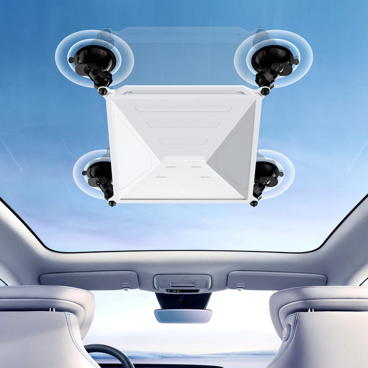 Starlink Mini Silikon Schutzhülle Saugnapfhalterung,Starlink Mini Zubehör Autohalterung Fensterhalte