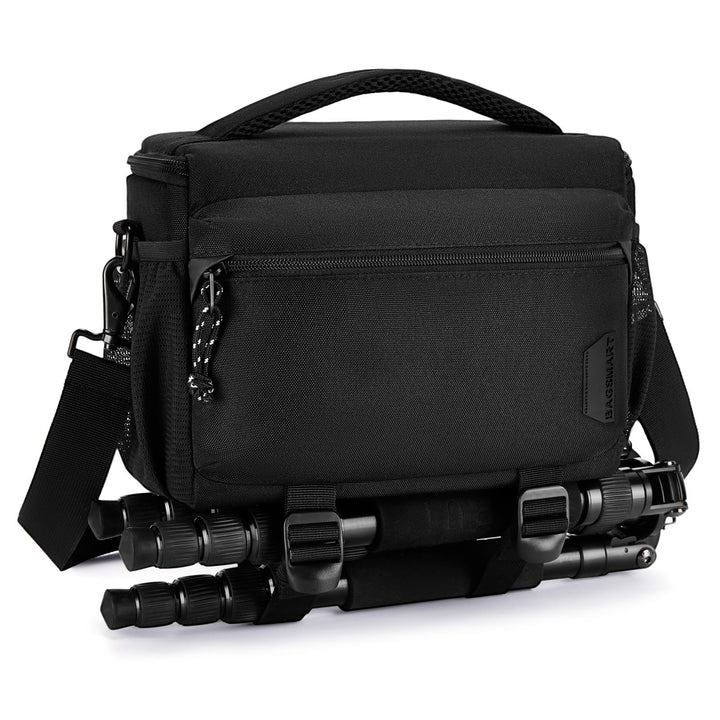 bagsmart SLR DSLR Kameratasche Wasserdicht Fototasche für Spiegelreflexkamera mit Regenhülle, Kleine