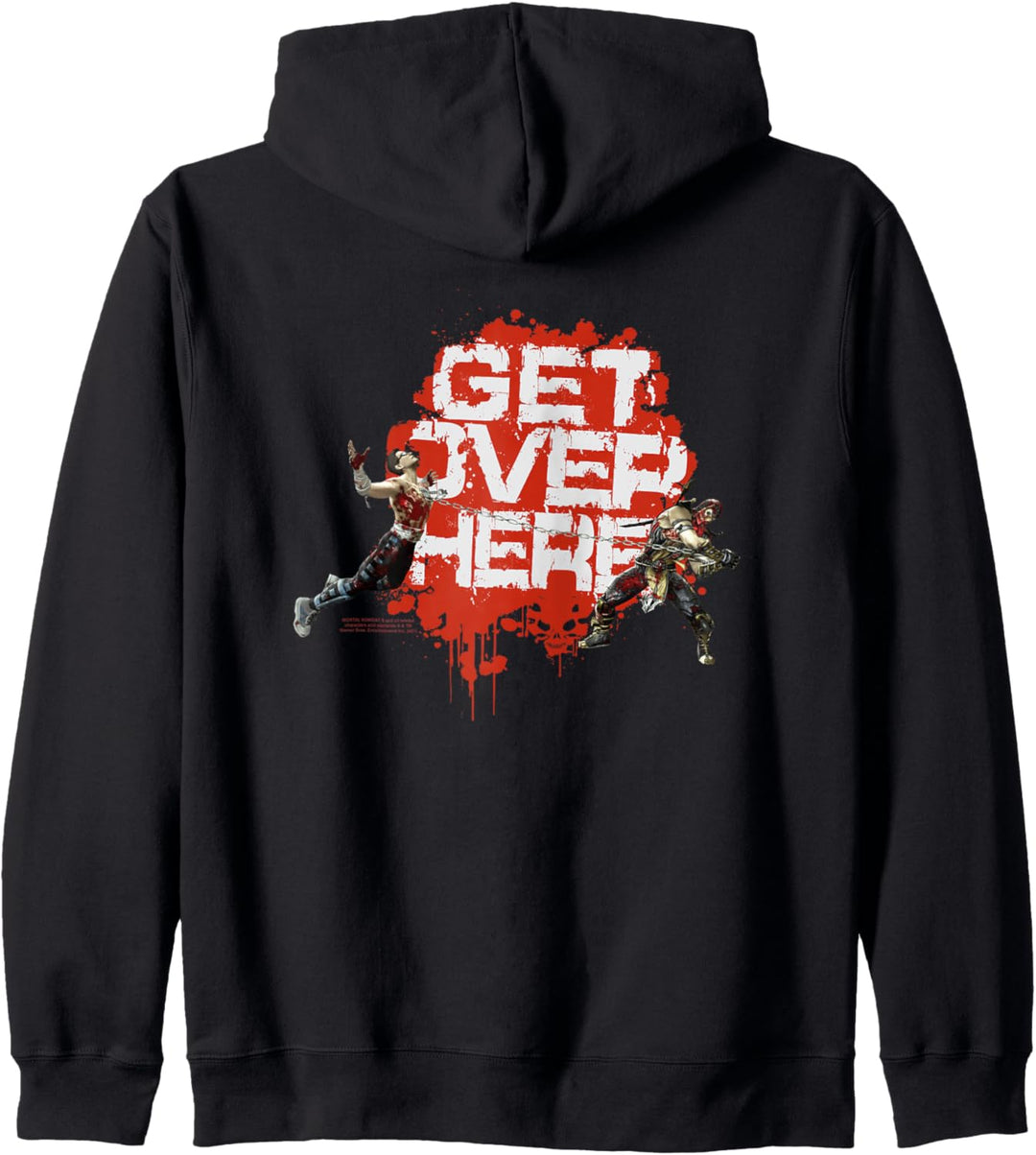 Mortal Kombat 9 Get Over Here Kapuzenjacke
