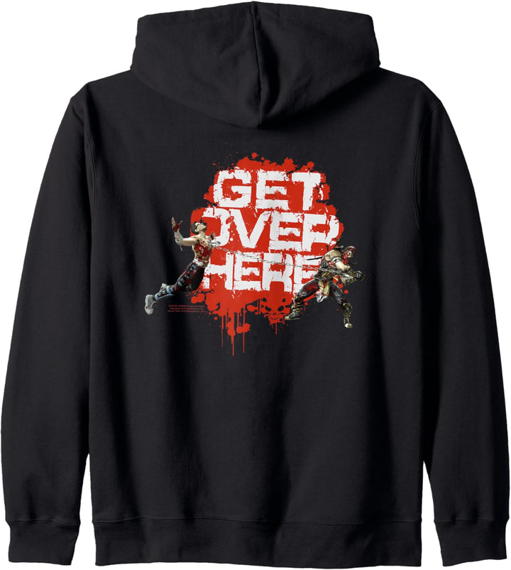 Mortal Kombat 9 Get Over Here Kapuzenjacke