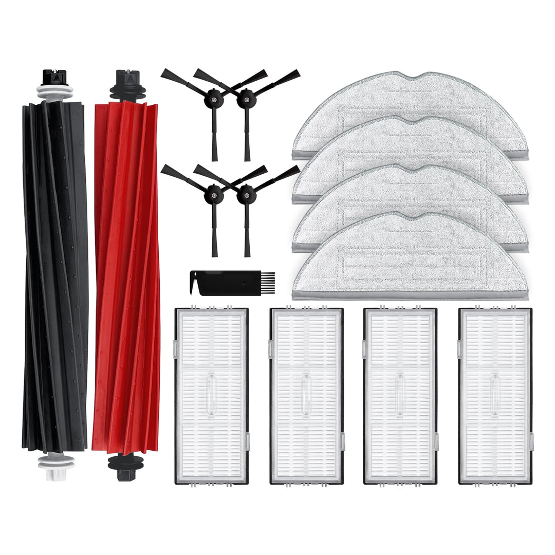 Liveryde Ersatzteile Kompatibel mit Roborock S8 / S8+ / S8 Plus Roboter Staubsauger Zubehör, 1 Doppe