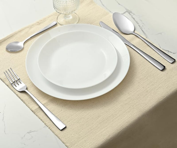Otto Koning Leipzig, Besteck Set 8 Personen, Essbesteck Set 32 teilig, Besteck Edelstahl, Hochglanzp