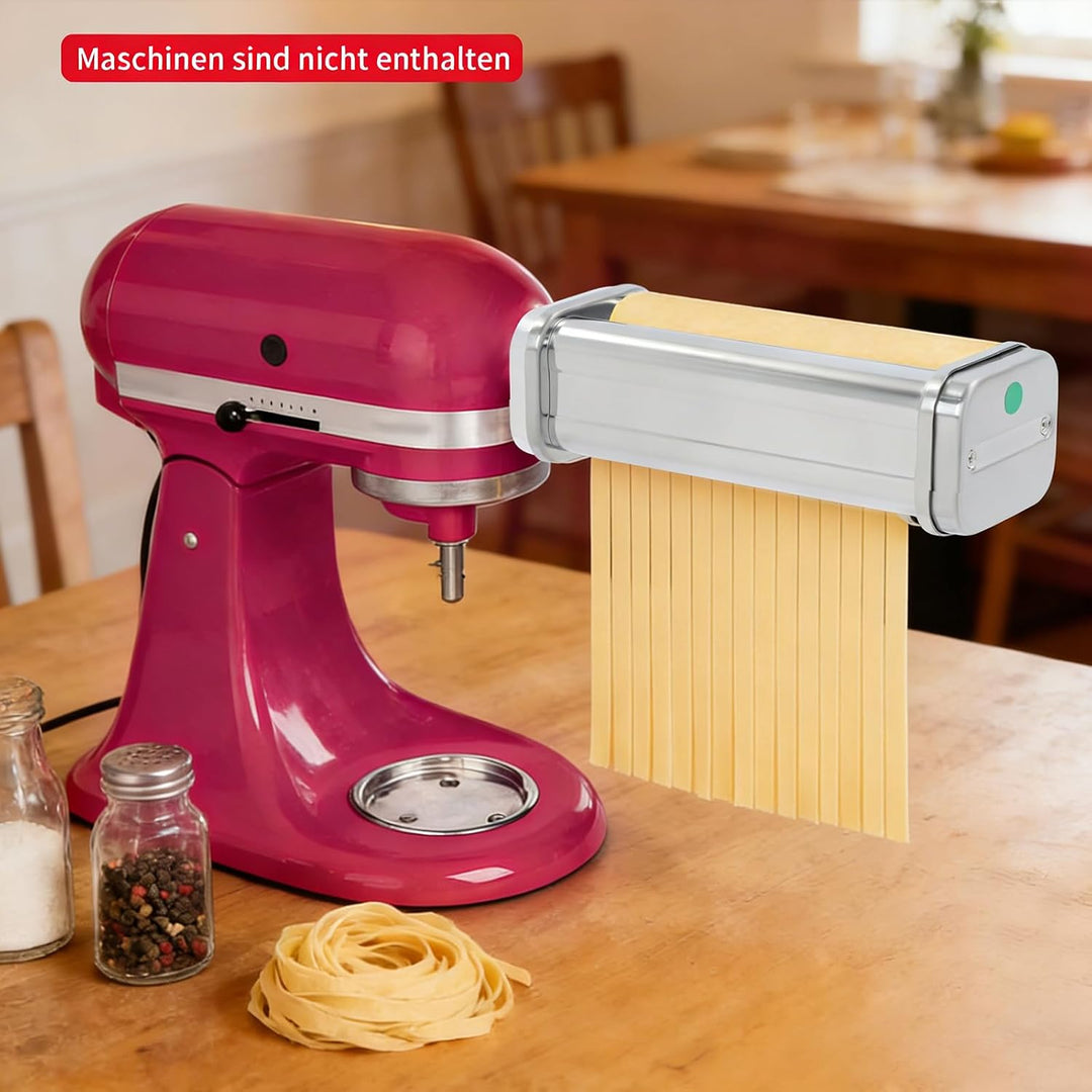 Nudelmaschine-Aufsatz für Kitchenaid-Standmixer, Nudelmaschinen-Zubehör, Nudelroller, Spaghettischne