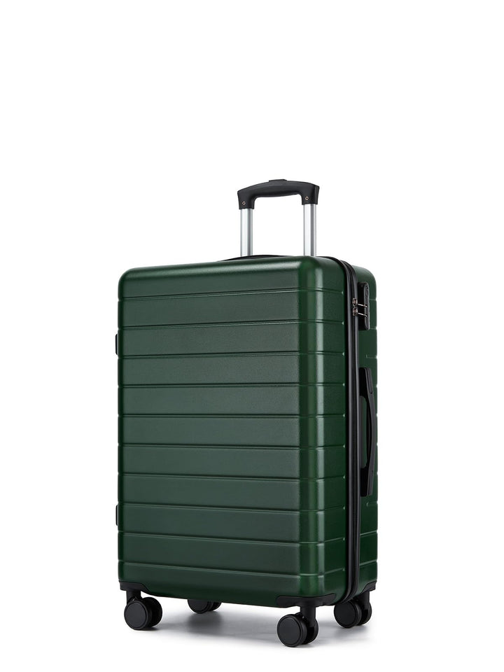 Mittelgrosser Koffer L, Hartschalenkoffer aus ABS, Leichter Trolley mit 4 Leisen 360° Doppelrollen,