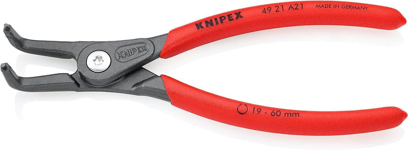 Knipex Präzisions-Sicherungsringzange für Aussenringe auf Wellen grau atramentiert, mit rutschhemmen