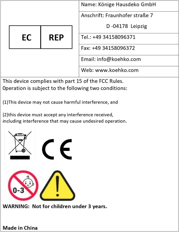 Köhko® Springbrunnen Ø 20 cm mit LED-Beleuchtung in eckigen Edelstahlbecken hochglanzpoliert 21015 G