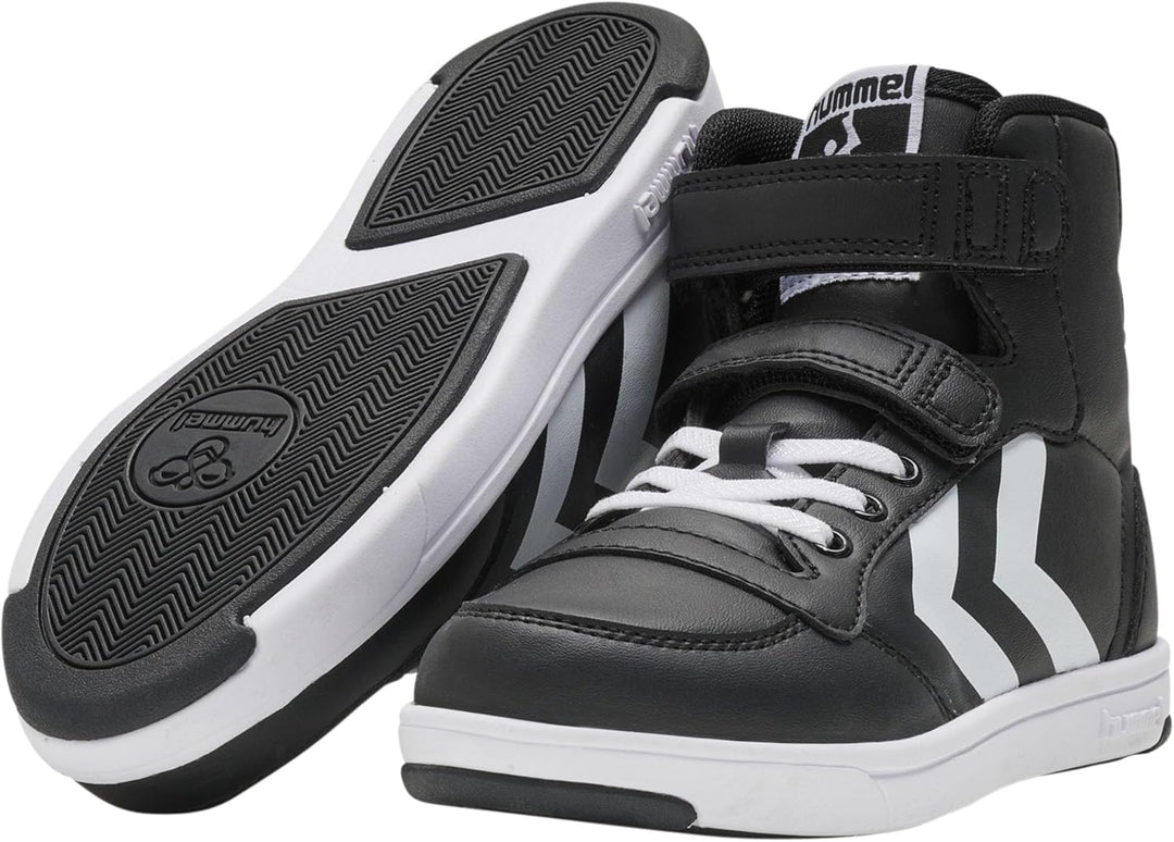 hummel Klettverschluss Sneaker Stadil Light Kinder Grösse, Black White