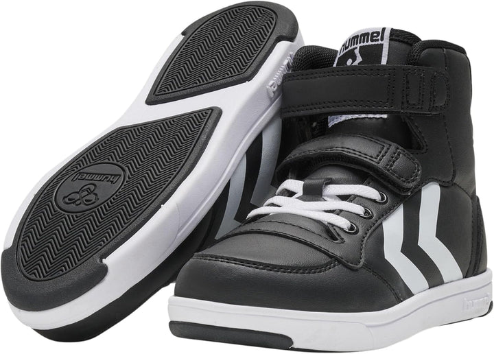 hummel Klettverschluss Sneaker Stadil Light Kinder Grösse, Black White