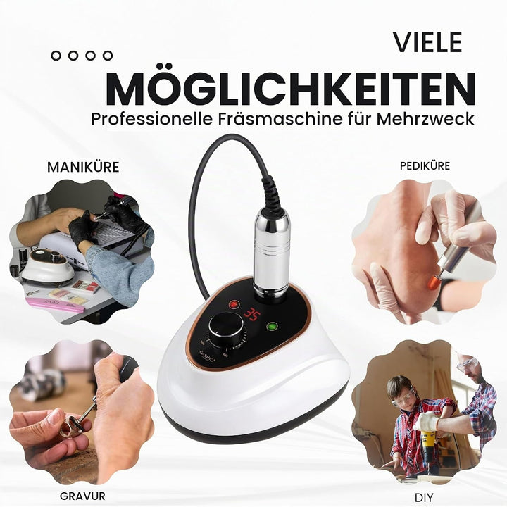 Nagelfräser für Gelnägel | Nail Drill 65W | Elektrische Nagelfeile | Maniküre Pediküre Set Elektrisc