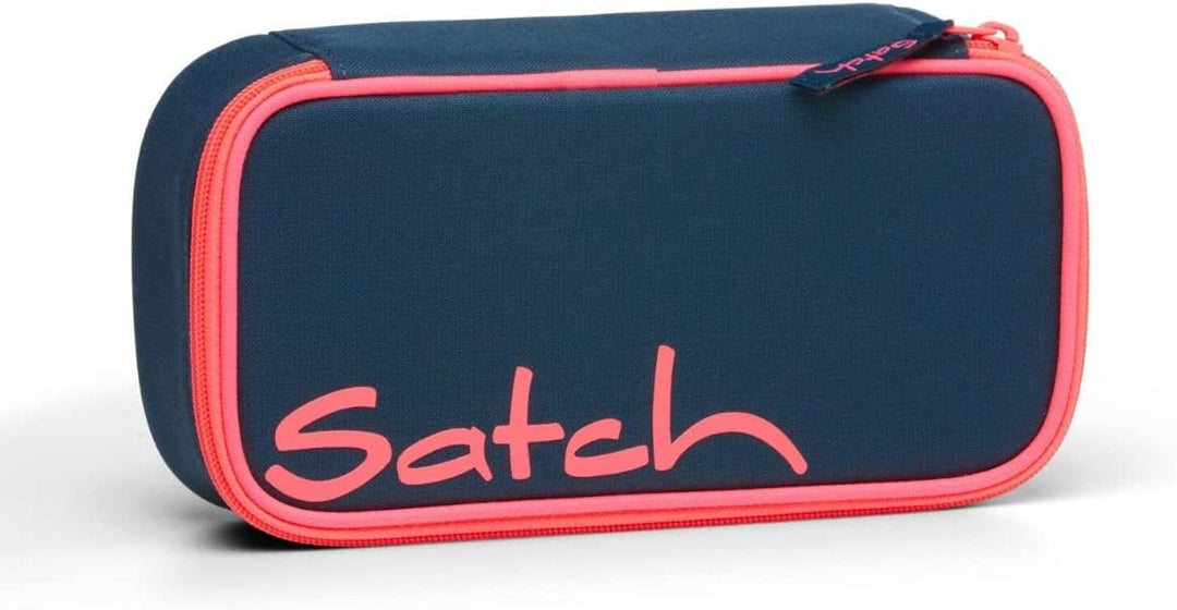 Satch Match Schulrucksack Set 2tlg. mit Schlamperbox Pink Phantom, Pink Phantom