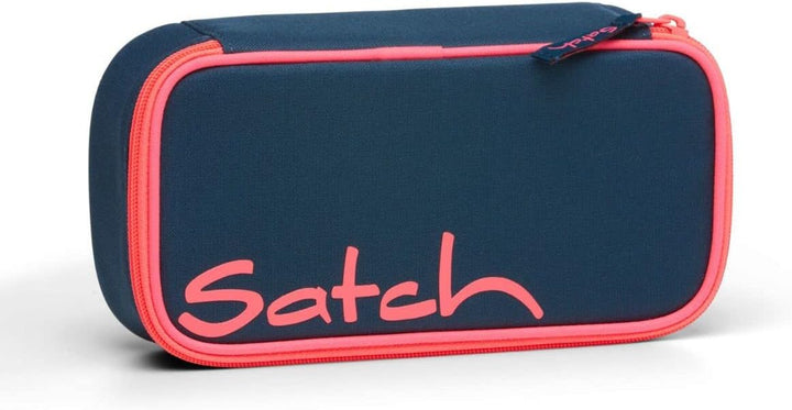 Satch Match Schulrucksack Set 2tlg. mit Schlamperbox Pink Phantom, Pink Phantom