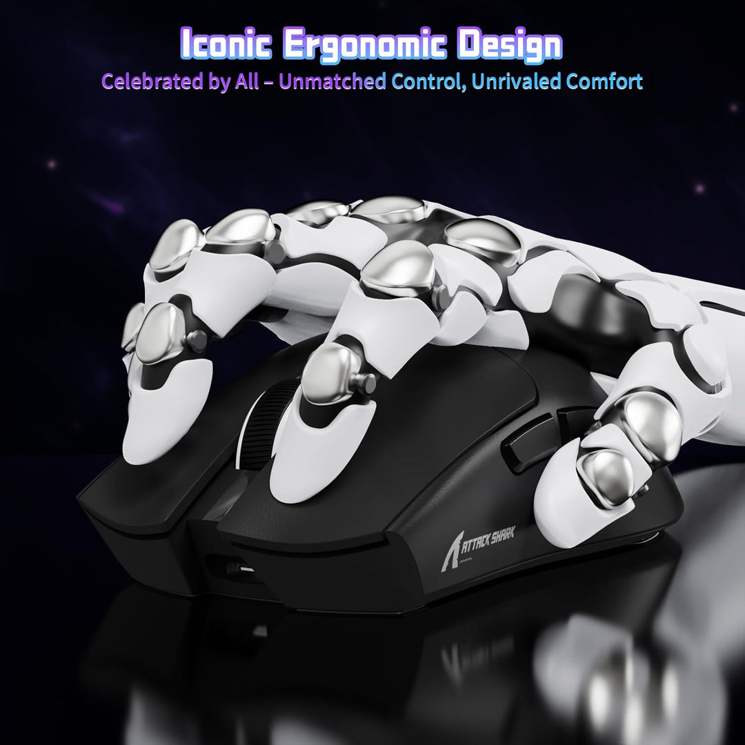 ATTACK SHARK X11 SE Kabellose Gaming-Maus, PixArt PAW3311 Gaming-Sensor, BT/2.4G Wireless/Kabelgebun