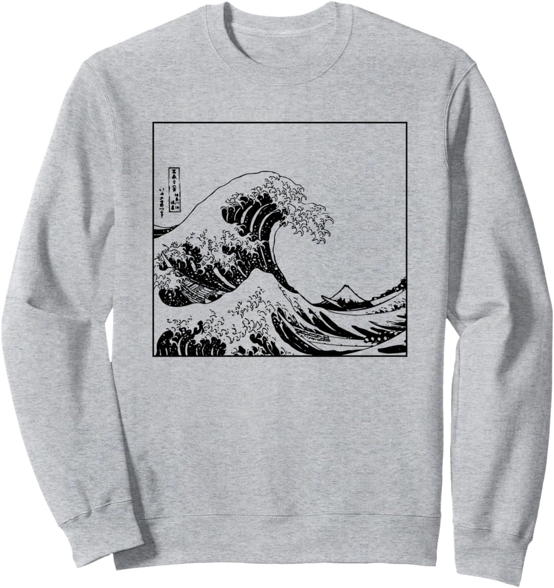Die grosse Welle vor Kanagawa-Japanern Sweatshirt
