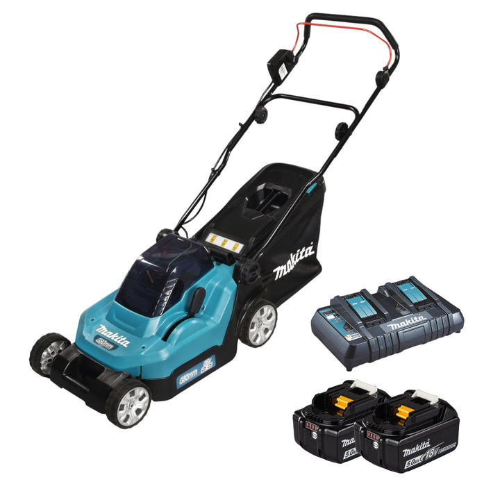 Cordless lawnmower 2 x 18V Makita DLM382PT2