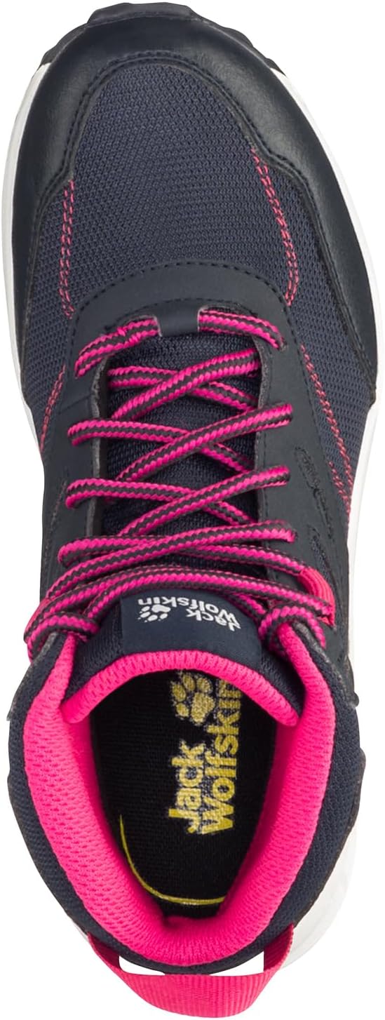Jack Wolfskin Woodland Texapore Mid K Outdoorschuhe 33 EU Night Blue Pink, 33 EU Night Blue Pink