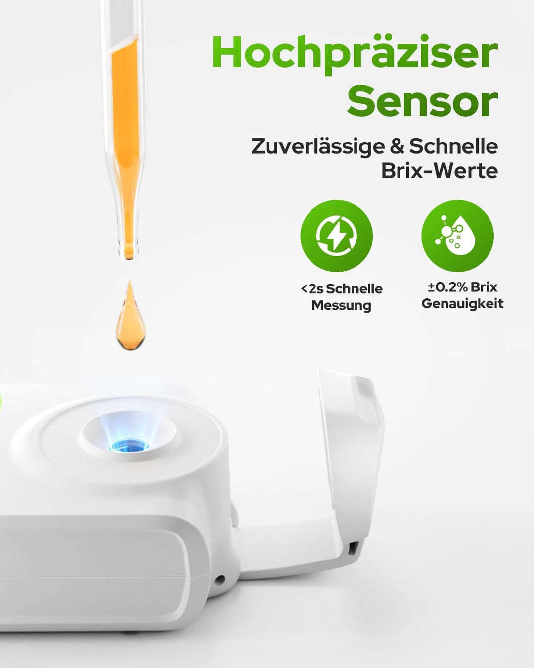 Digital Brix Refractometer 0-95% LAFMATE Brix Mater for Honey Maple Syrup, Sugar Refractometer with