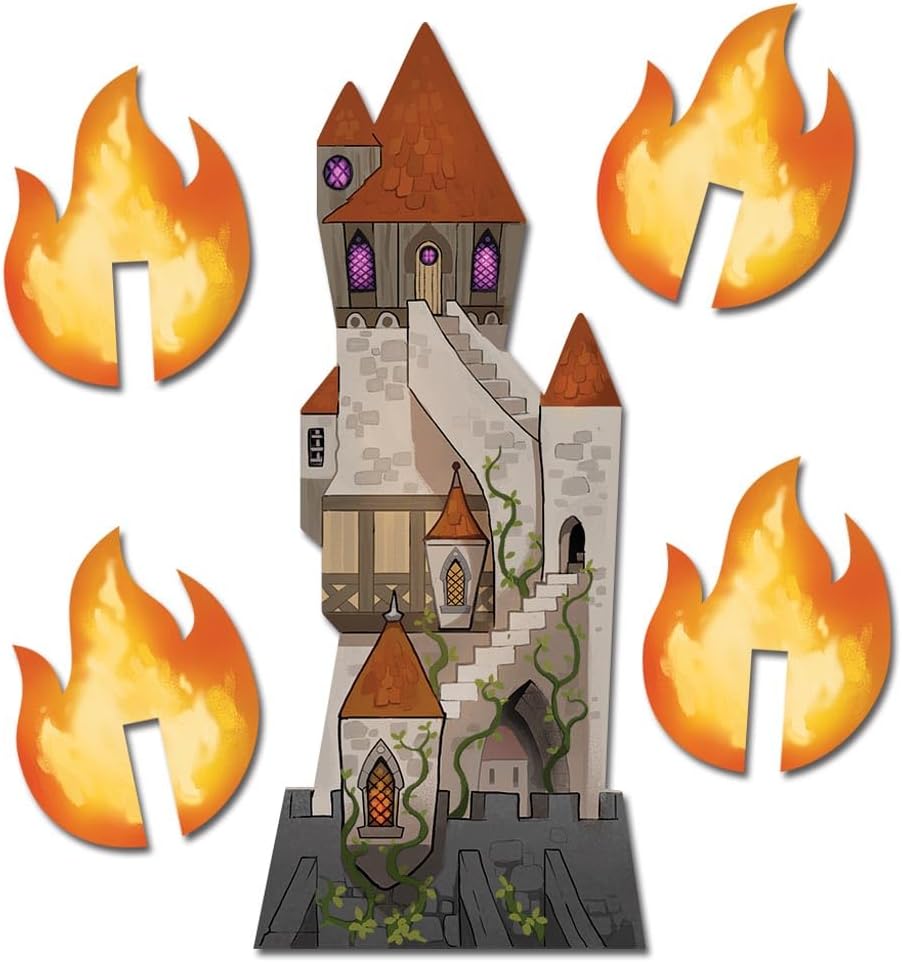 Fireside Games The Wizard's Tower Panik-Erweiterung Brettspiel für Erwachsene und Familie, kooperati