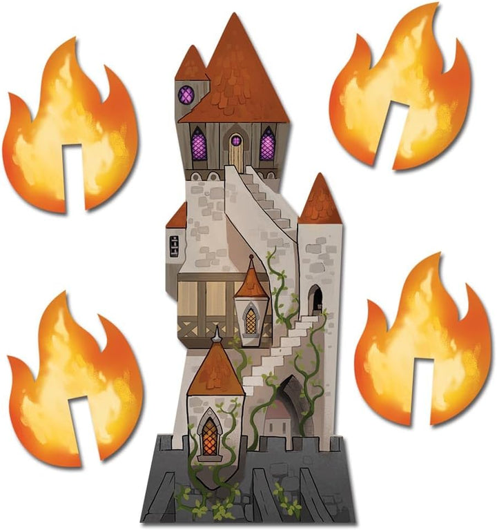 Fireside Games The Wizard's Tower Panik-Erweiterung Brettspiel für Erwachsene und Familie, kooperati