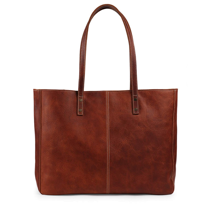 Londo Echtleder Tote Tasche Handtasche Damen Handgefertigt aus Echtem Leder – Laptop Tasche Schulter