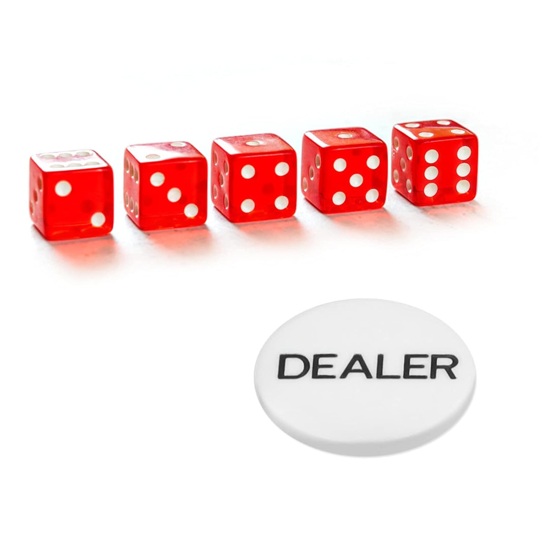 GOPLUS Pockerkoffer Pockerset 300 Chips Pockerchips Pocker Set mit Würfel Pokerkarten (schwarz), Sch