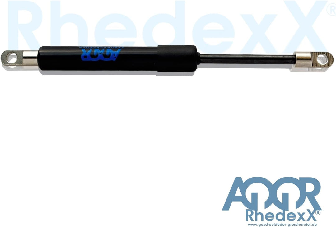 RhedexX® Gasdruckfeder Gelenkauge 180mm/50mm/30N - Länge-180mm, Hub-50mm - Gasdruckdämpfer Gasfeder