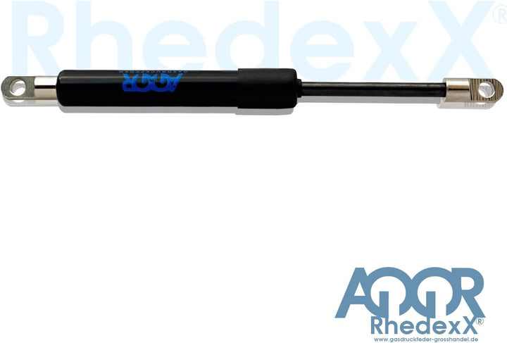 RhedexX® Gasdruckfeder Gelenkauge 180mm/50mm/30N - Länge-180mm, Hub-50mm - Gasdruckdämpfer Gasfeder