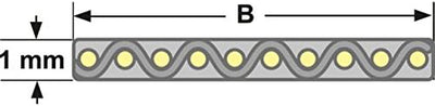 Flachriemen 480 x 1 x 15 mm