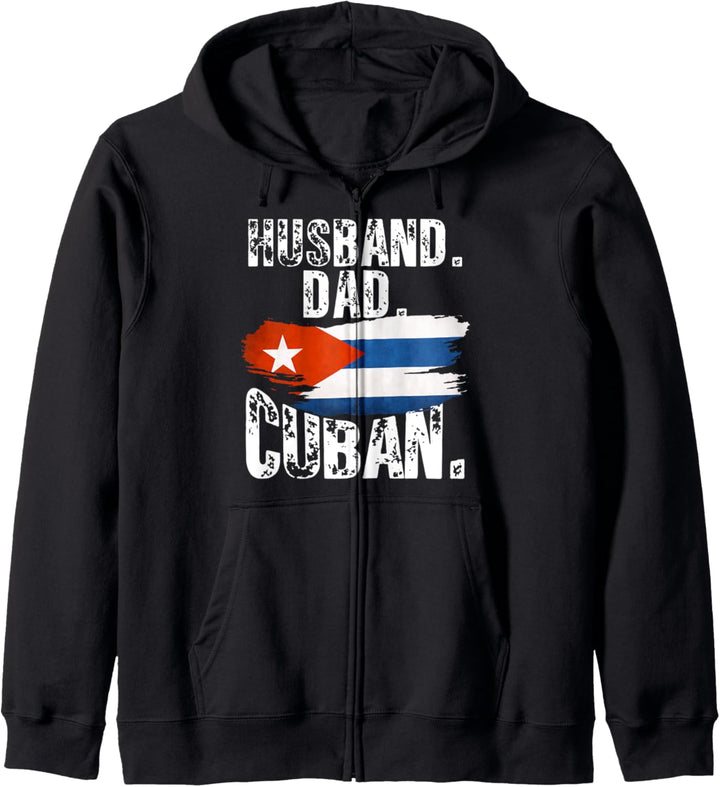 Cuba Flag Pride DNA Cuban Husband Dad Love Proud Fathers Day Kapuzenjacke