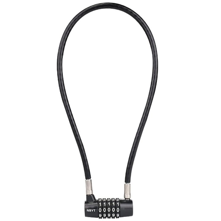 NBYT Kabel Draht Kombinations Vorhängeschloss,58cm Länge,8mm Durchmesser, für Schranktürgriffe, Fahr