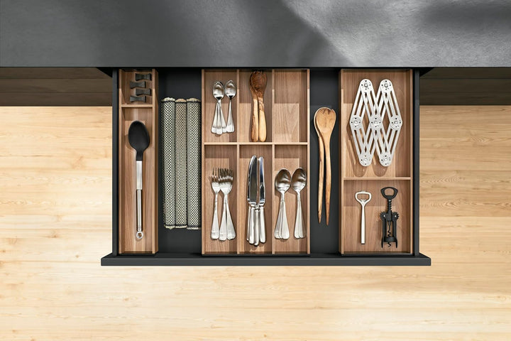 BLUM AMBIA-LINE Schubkastenrahmen breit, NL500mm, B200mm, Farbe: Nebraska Eiche