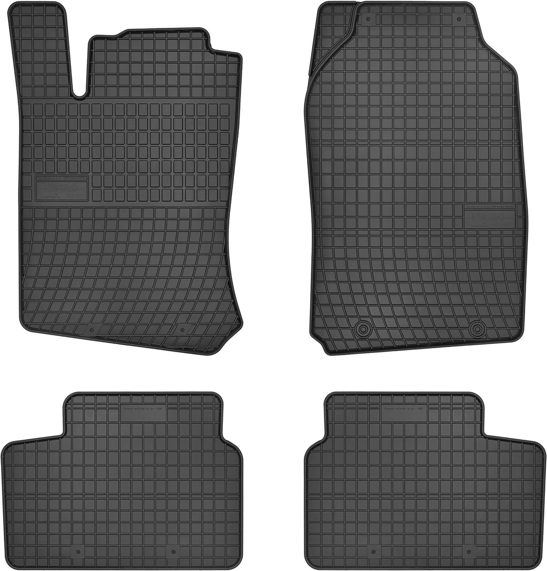 Preisprofessor Gummi Auto Fussmatten exakter Passform 4-teilig OP-0707