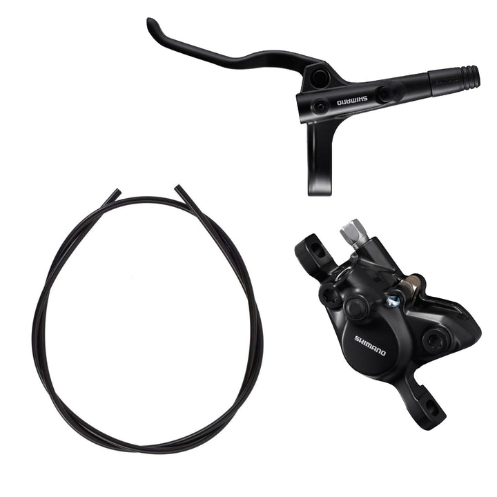 Great value fully bled hydraulic disc brake with easily adaptable post-style calliper. Fully bled le