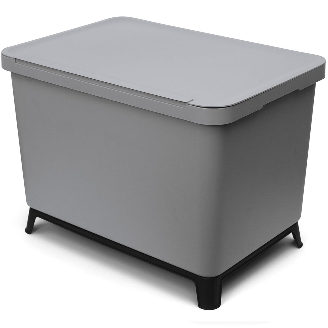 YourCasa® Mülleimer 4 Fächer [40L] im exklusiven Design Mülltrennsystem - Mülleimer Küche mit Deckel