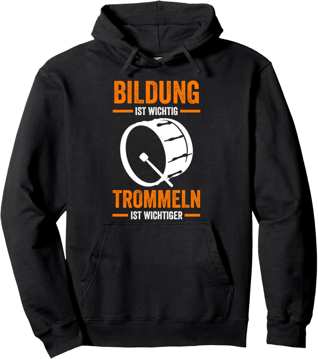 Trommel Drummer Trommler Drumsticks Musiker Pullover Hoodie