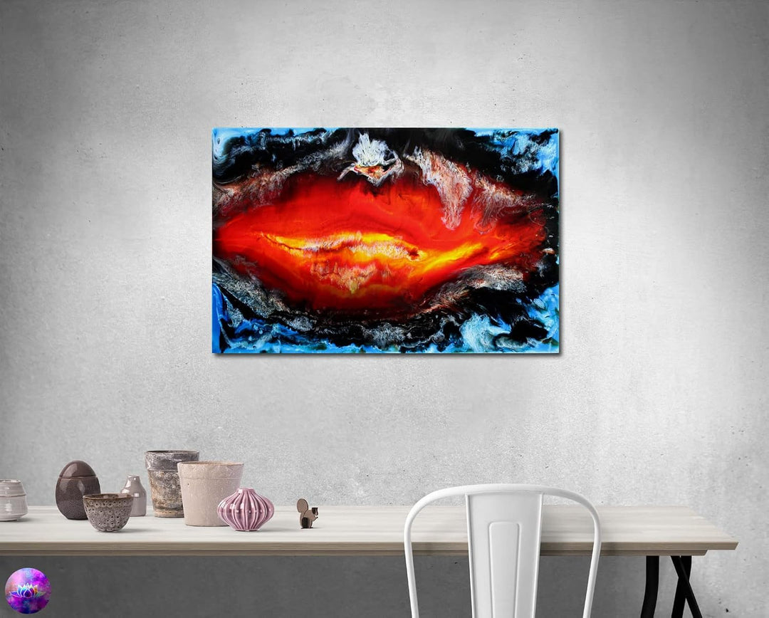 Gemälde Abstrakte Malerei Original - moderne hochglanz Wandbilder XXL - Resin Art Kunst Bild Harz Un