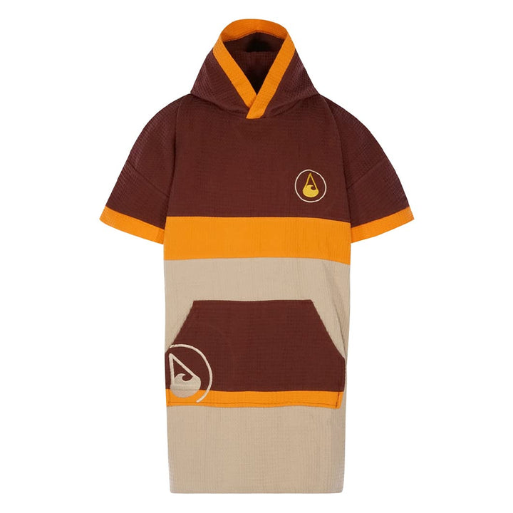 WAVE HAWAII Poncho Porlamar Surfponcho 100% Baumwolle für Körpergrössen von 155 - 185 cm Umkleidehil