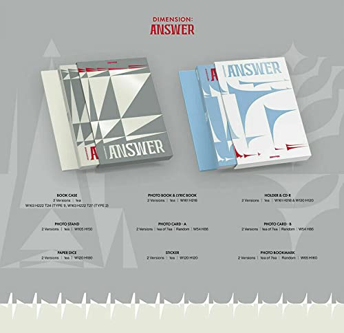 ENHYPEN [ DIMENSION : ANSWER ] Album ( TYPE 1 / TYPE 2 RANDOM Ver. ) ( CD+PRE-ORDER ITEM+112p Photo