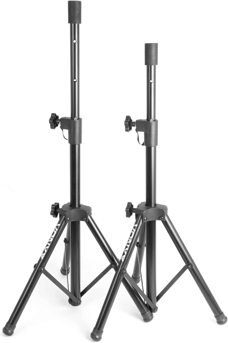 Vonyx LS02K Boxenständer Lautsprecherständer höhenverstellbar 65-135 cm, bis 20 kg - 35MM Boxenstati