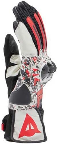 Dainese - Mig 3 Unisex Gloves, Leder-Motorradhandschuhe, Knöchelschutz, Touchscreen, für Männer und