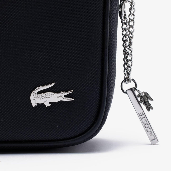 Lacoste Damen Nf4366db Handtasche Schwarz, Schwarz