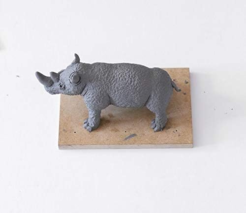 Herbin 5755T - Plastilin für den Modellbau, 5 kg, zum modelieren, HG55, standard, 1 Dose, Grau Dunke