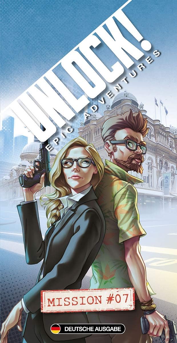 Asmodee, Unlock! – Mission #7, Familienspiel, Rätselspiel, 1-6 Spieler, Ab 10+ Jahren, 90+ Minuten,