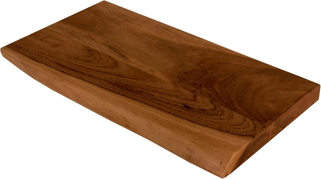 SAM Wandregal Amanda, Akazienholz massiv, nussbaumfarben &amp; lackiert, Holzregal/Steckboard mit Baumka