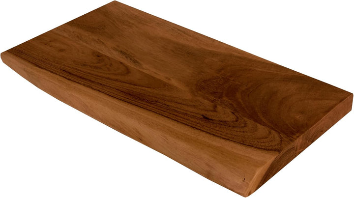 SAM Wandregal Amanda, Akazienholz massiv, nussbaumfarben &amp; lackiert, Holzregal/Steckboard mit Baumka