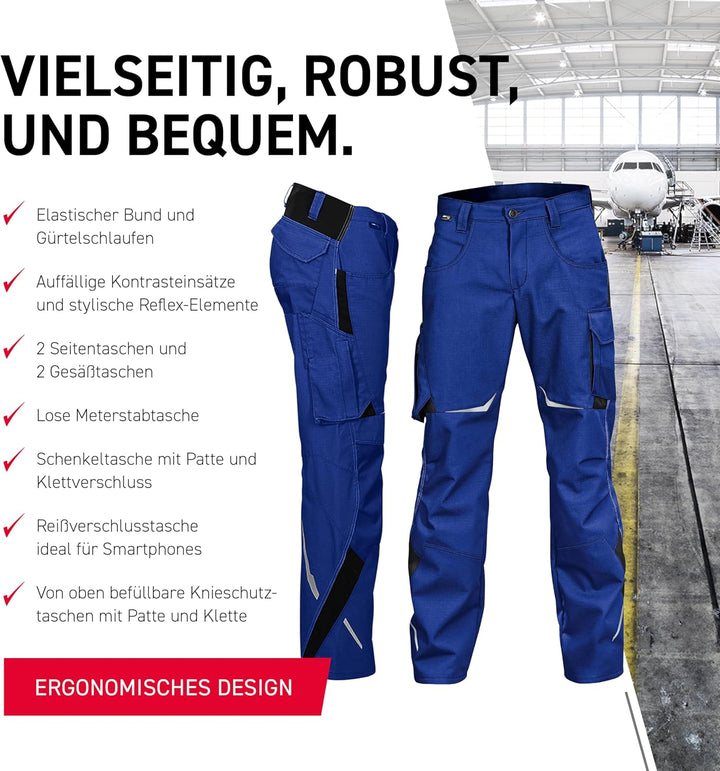 KÜBLER Workwear KÜBLER Pulsschlag Arbeitshose, Herren-Arbeitshose aus Mischgewebe, Arbeitshose mit K