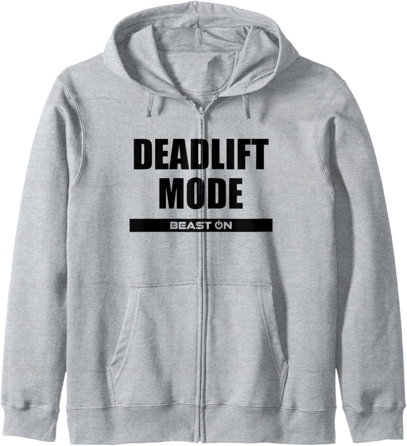 Deadlift Mode Fitness Bodybuilding Gym Motivation Sprüche Kapuzenjacke