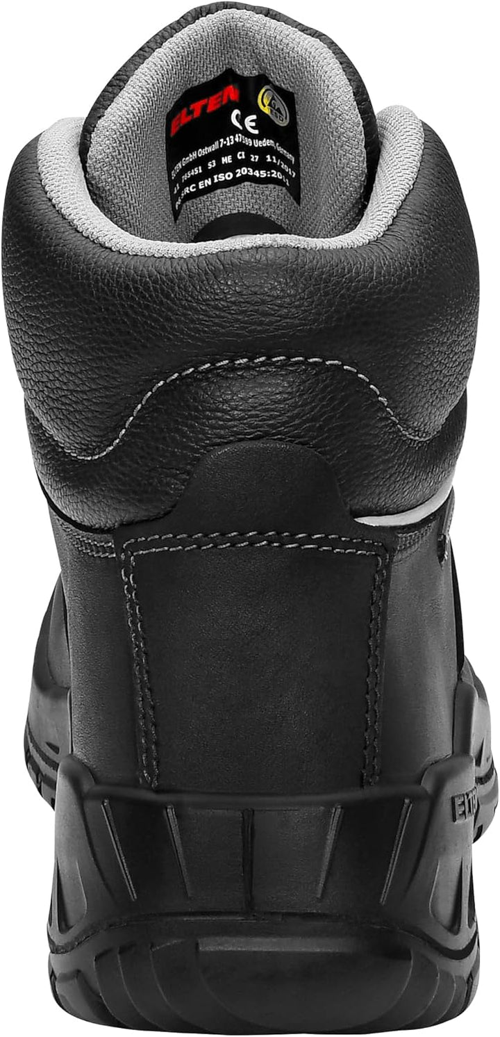 ELTEN Sicherheitsschuhe RENZO GTX XXW Mid ESD S3, Herren, leicht, schwarz, Stahlkappe - Grösse 36 36
